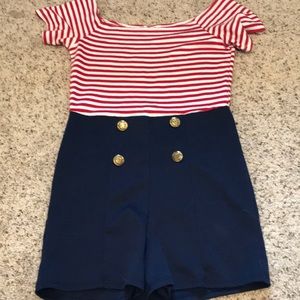 Sailor Girl Romper